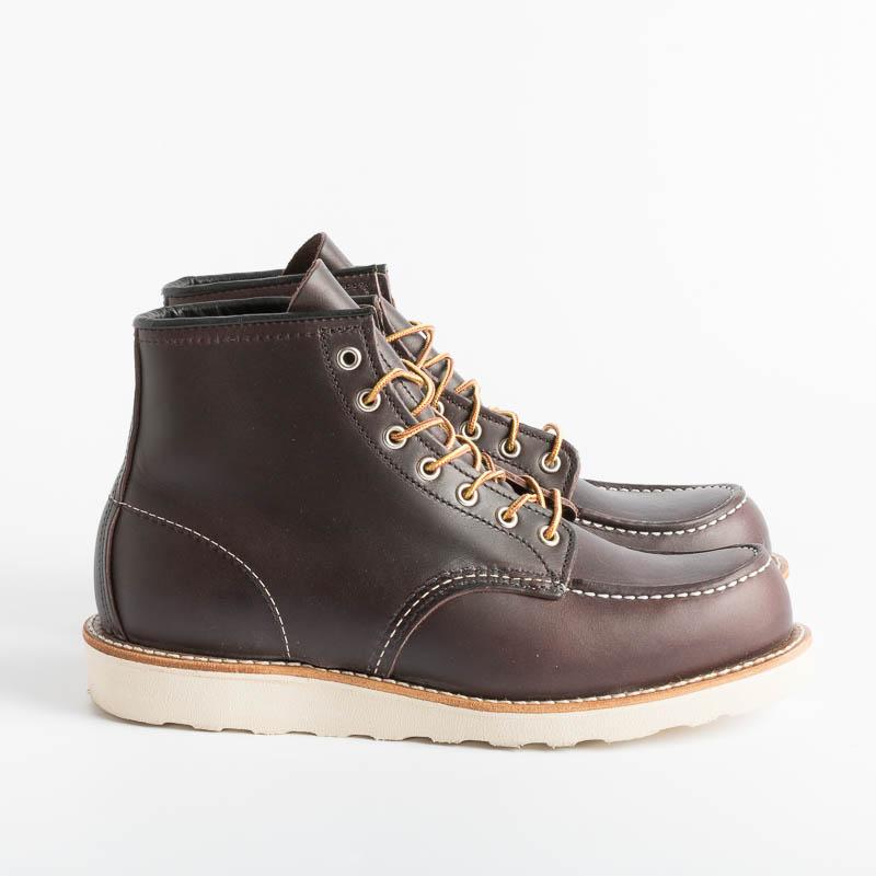 RED WING SHOES - Ankle boot Moc Toe 8847 - Black Cherry Shoes Man Red Wing Shoes