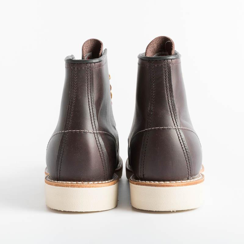 RED WING SHOES - Ankle boot Moc Toe 8847 - Black Cherry Shoes Man Red Wing Shoes