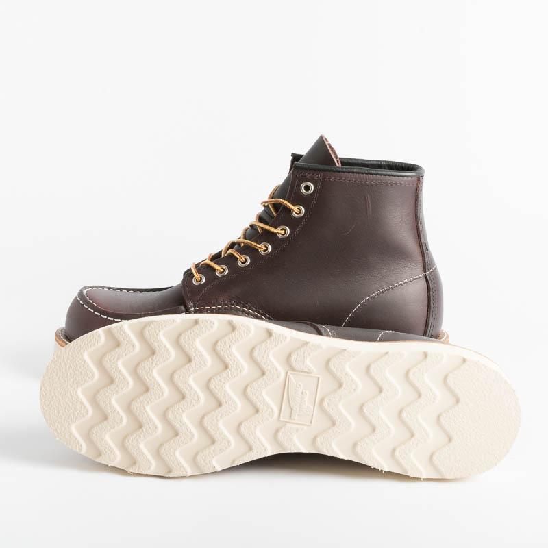 RED WING SHOES - Ankle boot Moc Toe 8847 - Black Cherry Shoes Man Red Wing Shoes