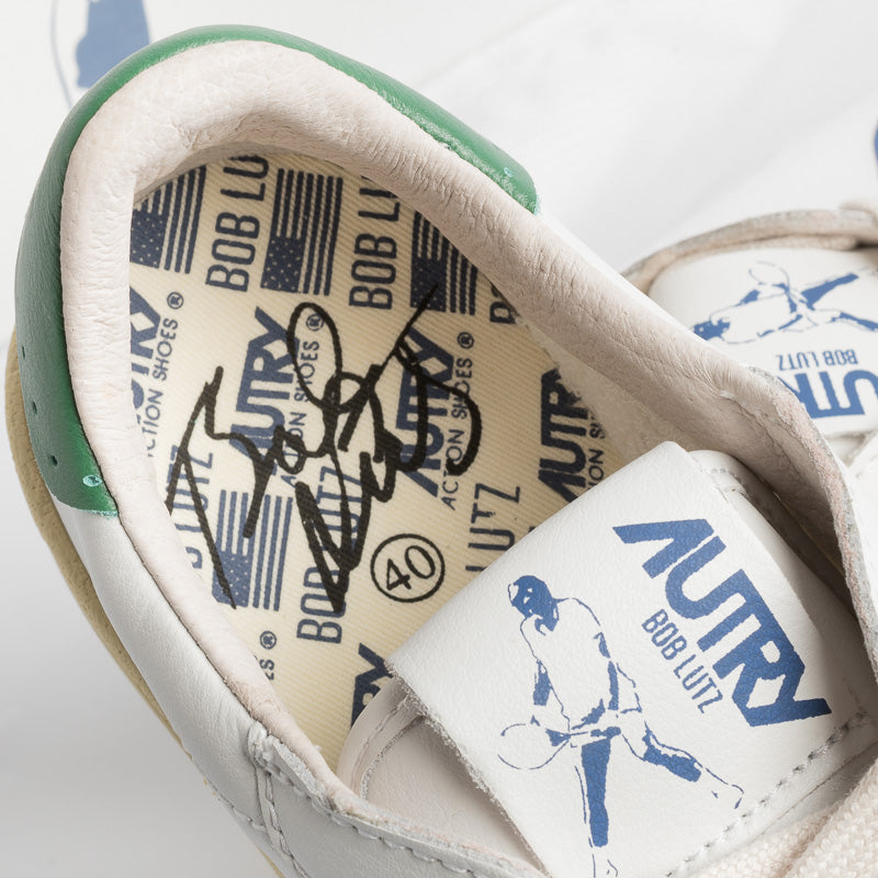 AUTRY BLLM TC02 - LOW MAN TC/BOB - Bianco/Verde Scarpe Uomo AUTRY - Collezione uomo