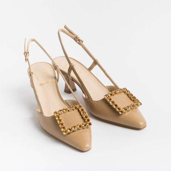 ROBERTO FESTA - Sling Back - Stefi - Nappa Nudo Scarpe Donna Roberto Festa
