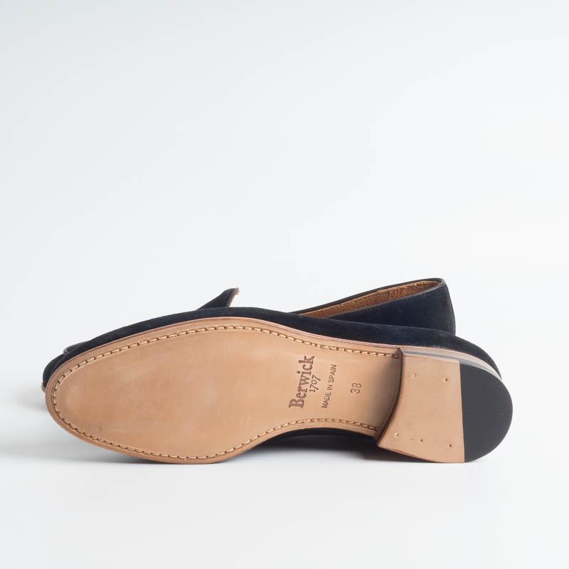 BERWICK 1707 - Mocassino Donna - Camoscio nero Scarpe Donna BERWICK 1707 - Collezione Donna