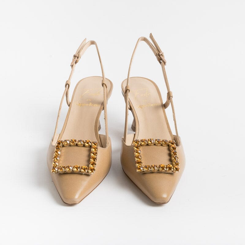 ROBERTO FESTA - Sling Back - Stefi - Nappa Nudo Scarpe Donna Roberto Festa