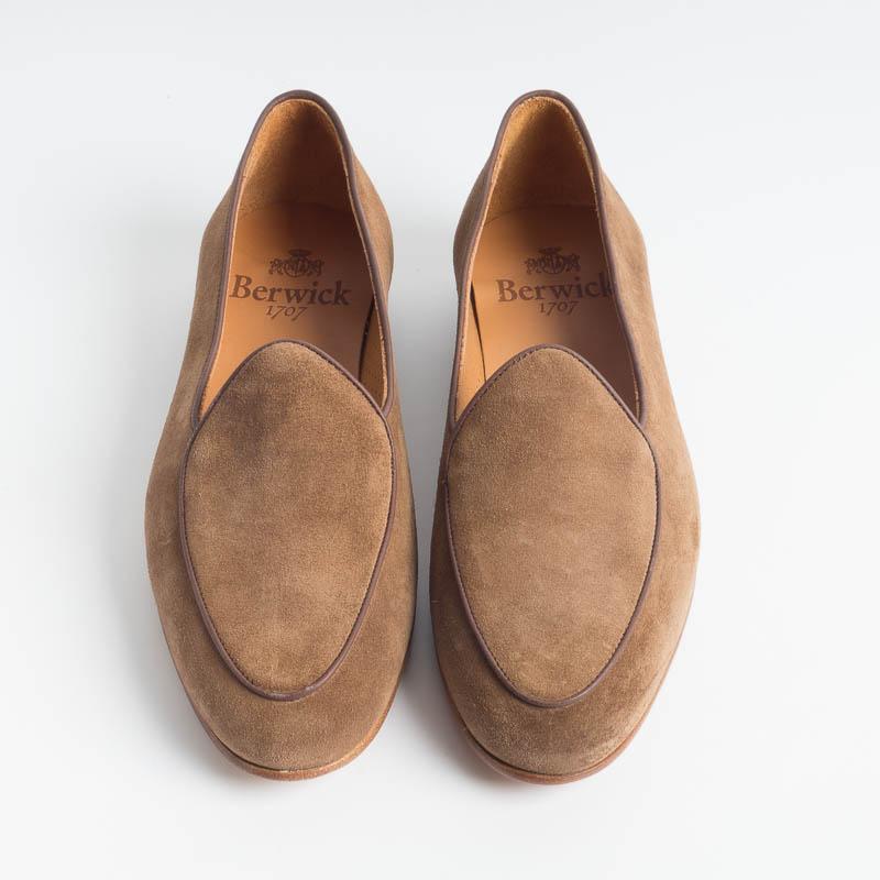 BERWICK 1707 - Woman Moccasin - Walnut suede Shoes Woman BERWICK 1707 - Woman Collection