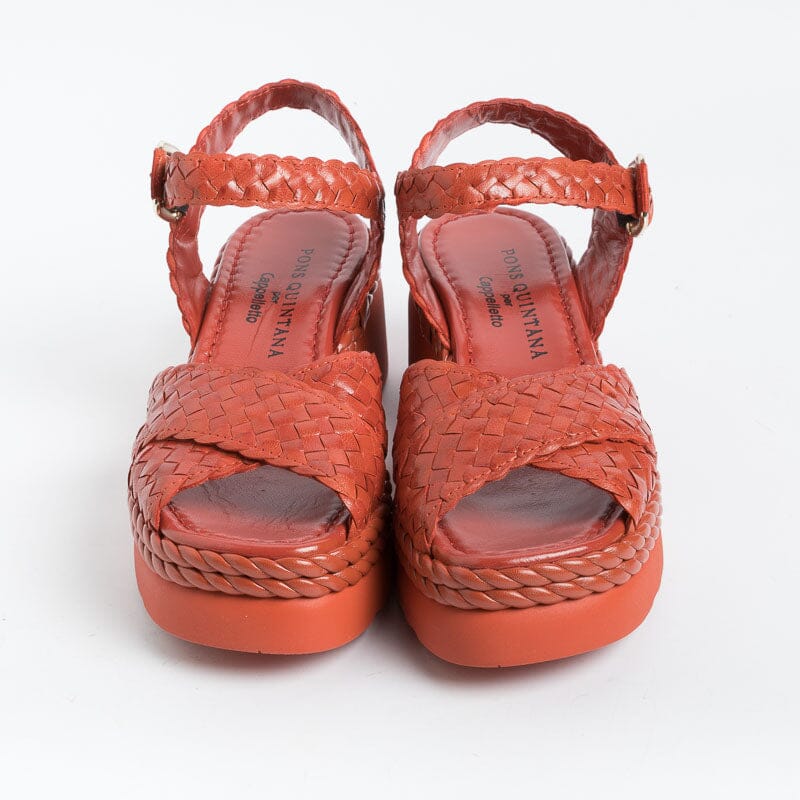 PONS QUINTANA - Sandali IBIZA 10326 - Arancione Scarpe Donna PONS QUINTANA