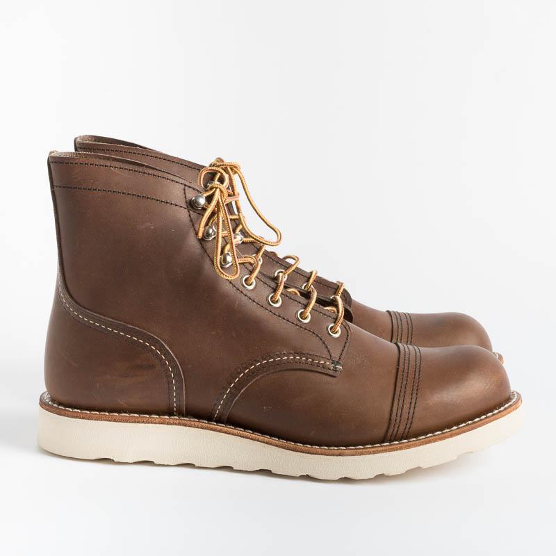 RED WING - Polish 8088 - Iron Ranger - Amber Shoes Man Red Wing Shoes