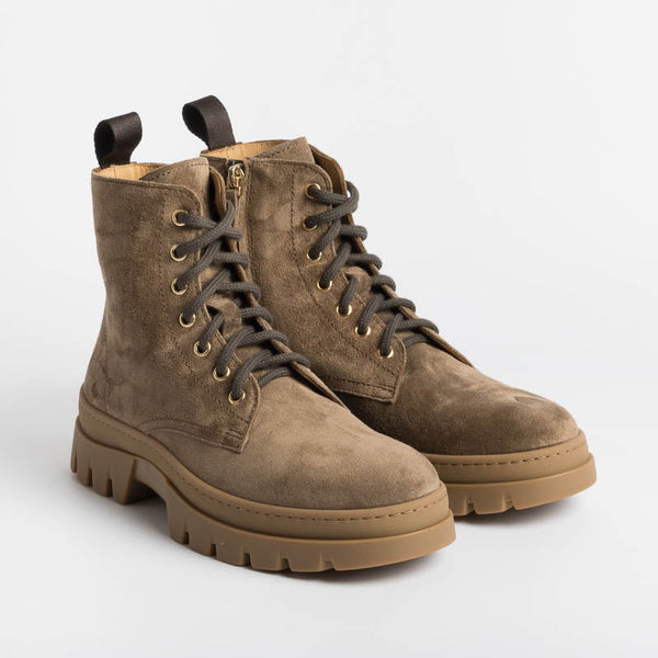 HENDERSON - Melanie MELSVA Ankle Boots - Amber Suede Women's Shoes HENDERSON - Women's Collection