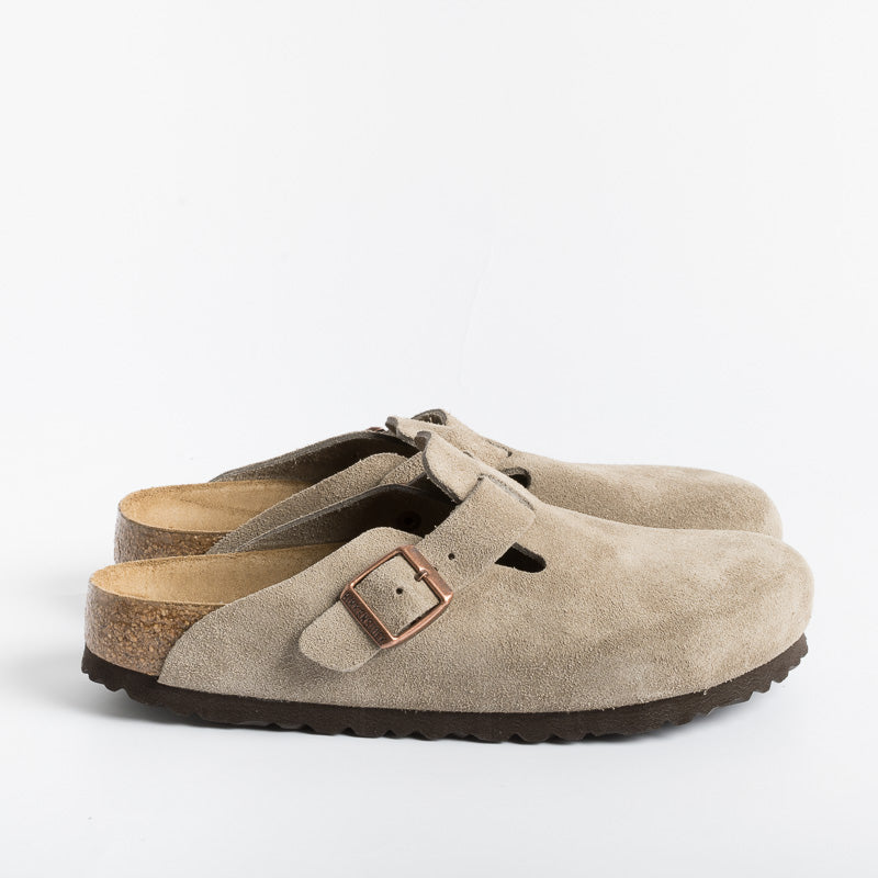 BIRKENSTOCK - Slipper - BOSTON BS - 0560773 - Taupe Scarpe Donna BIRKENSTOCK