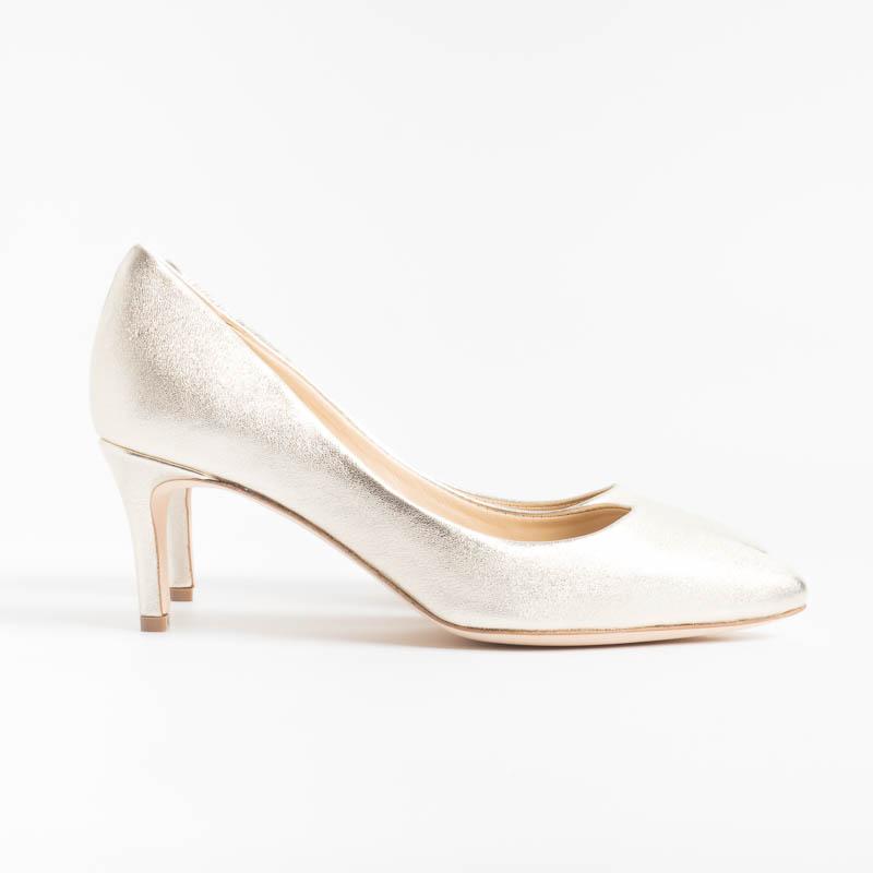 L'ARIANNA - Décolleté DE1111 - Lamin - Platino Scarpe Donna L'Arianna