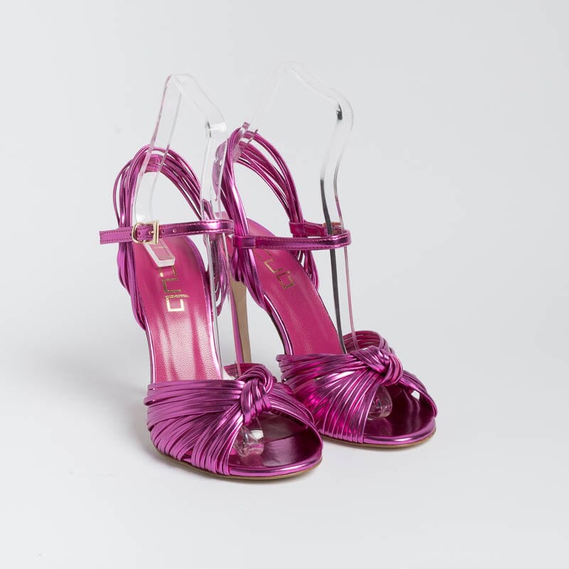 NCUB Heeled Sandals Sole 20 Fuchsia Laminate