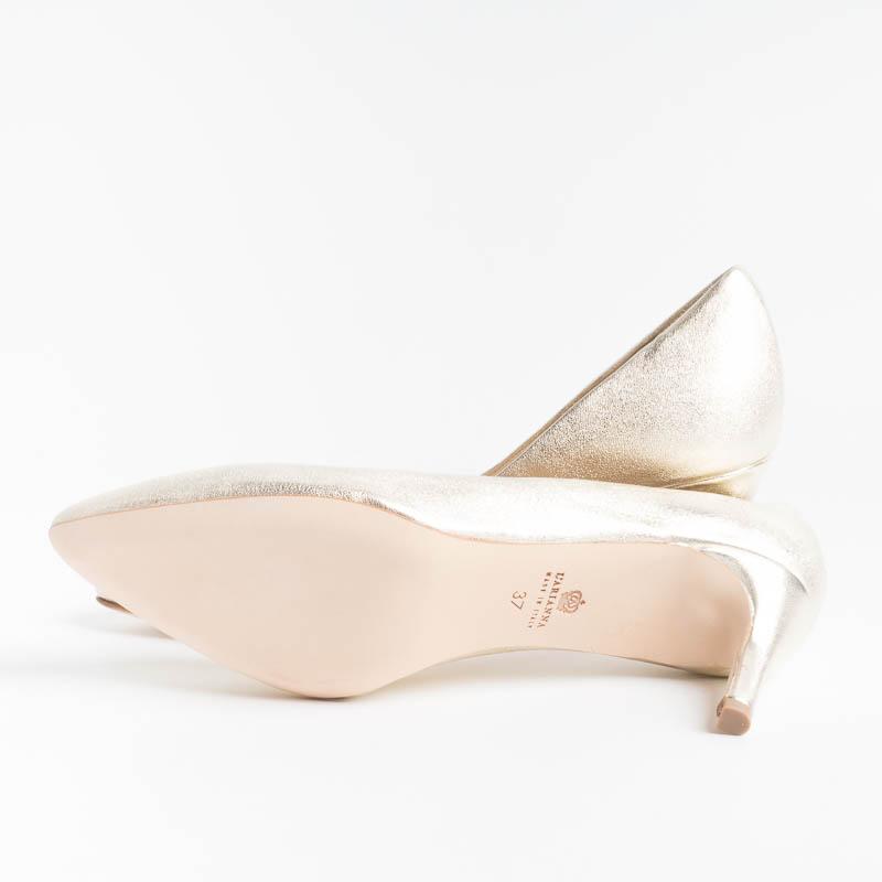 L'ARIANNA - Décolleté DE1111 - Lamin - Platino Scarpe Donna L'Arianna
