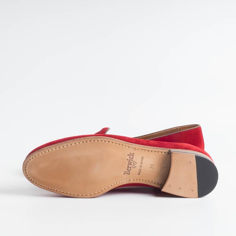 BERWICK 1707 - Mocassino Donna - Camoscio melograno Scarpe Donna BERWICK 1707 - Collezione Donna