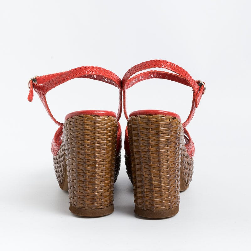 PONS QUINTANA - Sandalo - CANNES - 10426 - Rosso Scarpe Donna PONS QUINTANA