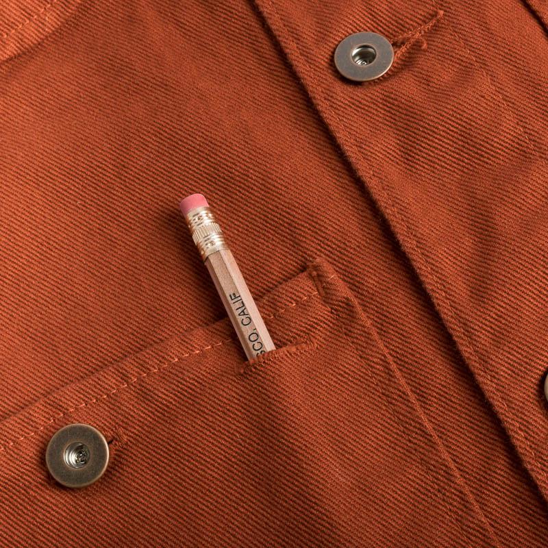 TELLASON - Coverall Jacket - Dyed Orange Abbigliamento Uomo TELLASON - Collezione Uomo