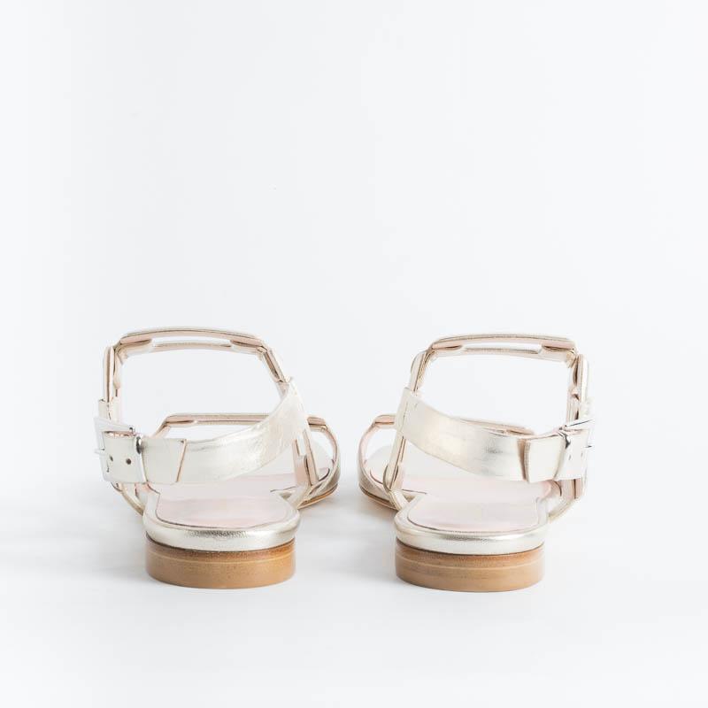 ANNA F. - Sandal - 3334 - Platinum Laminate Women's Shoes Anna F.