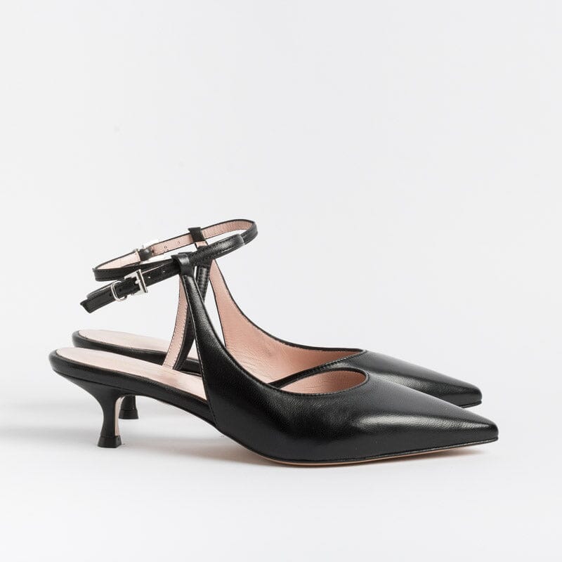 ANNA F. - Slingback - 1411 - Black Shoes Woman Anna F.