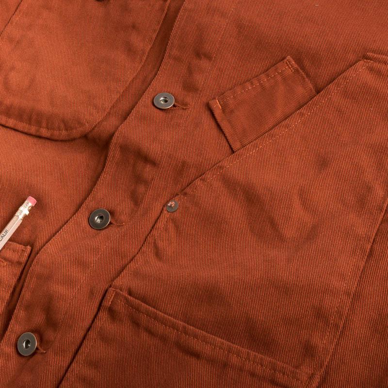 TELLASON - Coverall Jacket - Dyed Orange Abbigliamento Uomo TELLASON - Collezione Uomo