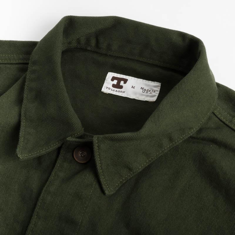 TELLASON - Coverall Jacket - Dyed Green Abbigliamento Uomo TELLASON - Collezione Uomo