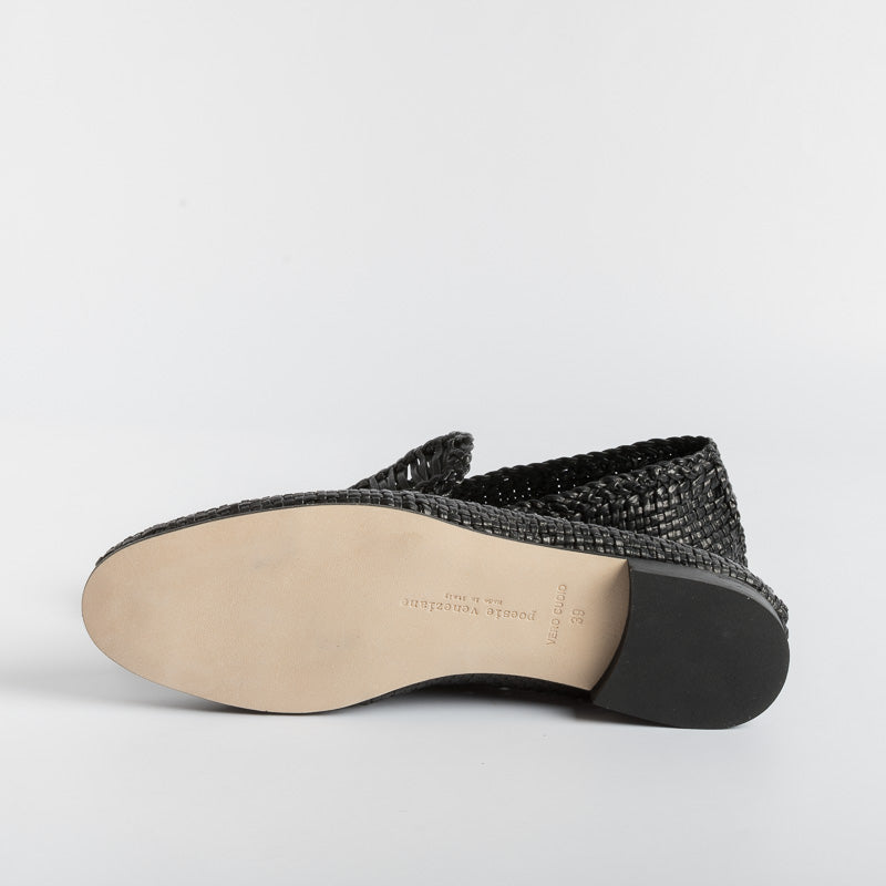 POESIE VENEZIANE - Ballerina JJA 11Q - Nero Scarpe Donna POESIE VENEZIANE - Collezione Donna