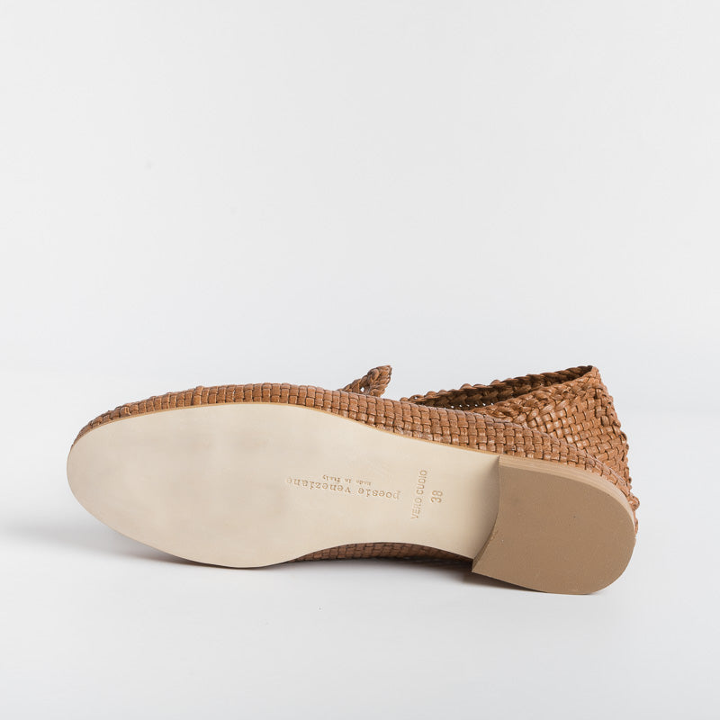 POESIE VENEZIANE - Ballerina JJA 11Q - Castano Scarpe Donna POESIE VENEZIANE - Collezione Donna