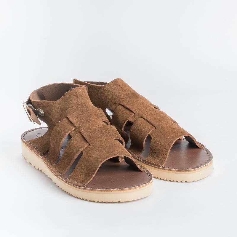 FRACAP - Sandali D031 - Nebrasca - 596 Tabacco Scarpe Donna FRACAP