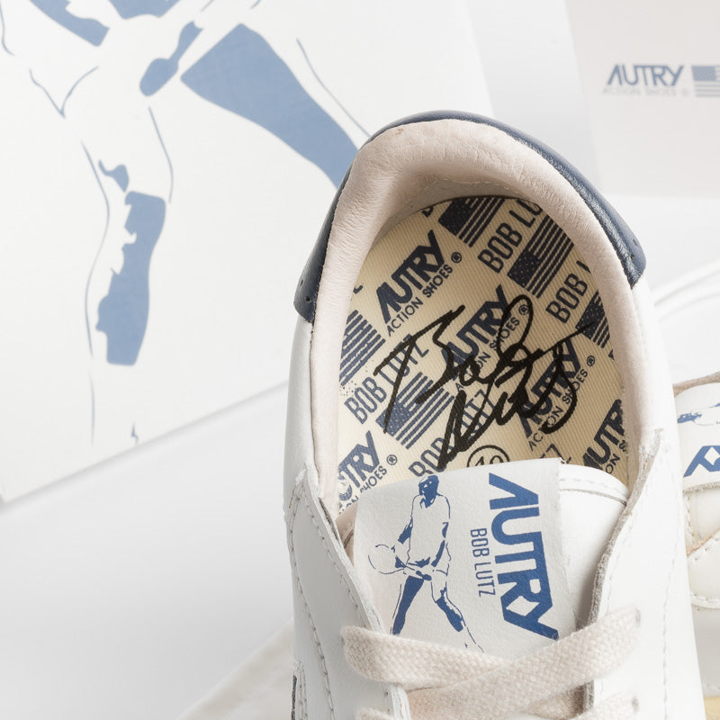 AUTRY BLLM TC05 - LOW MAN TC/BOB - Bianco/Blu Scarpe Uomo AUTRY - Collezione uomo