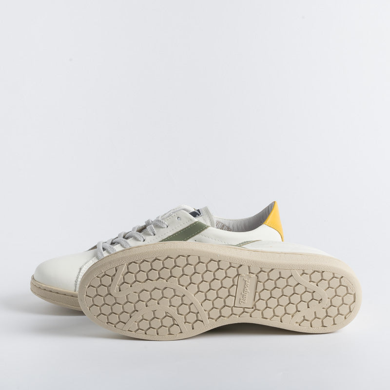 VALSPORT 1920 - Tournament - White / Yellow / Sage Men's Shoes VALSPORT 1920