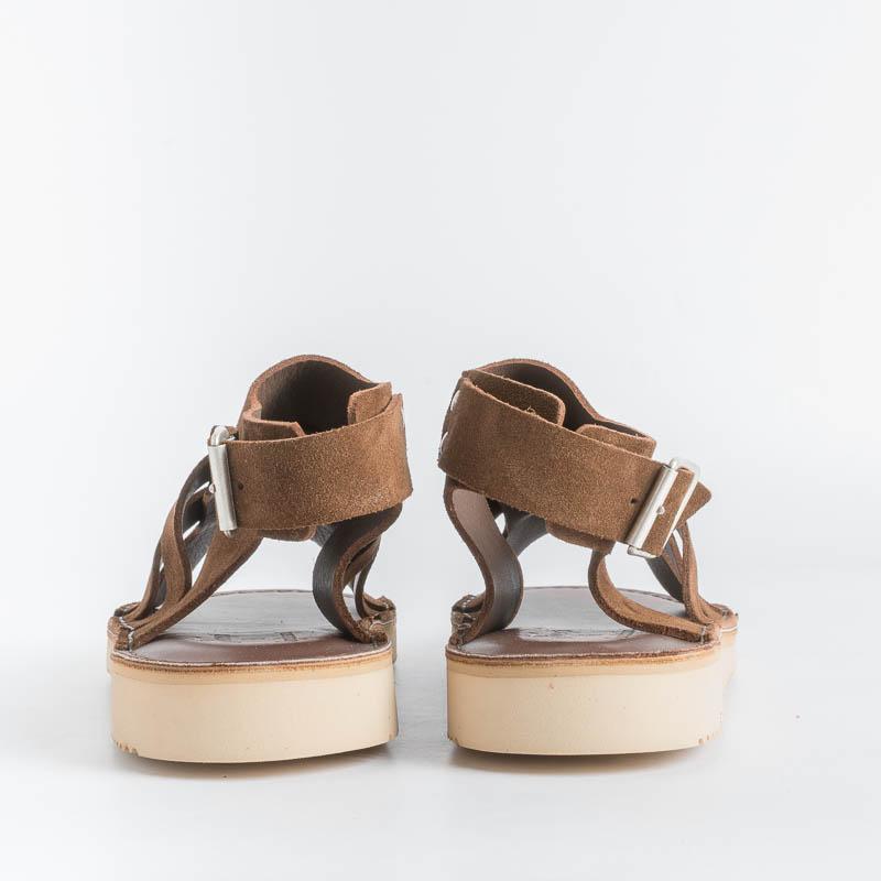 FRACAP - Sandali D031 - Nebrasca - 596 Tabacco Scarpe Donna FRACAP