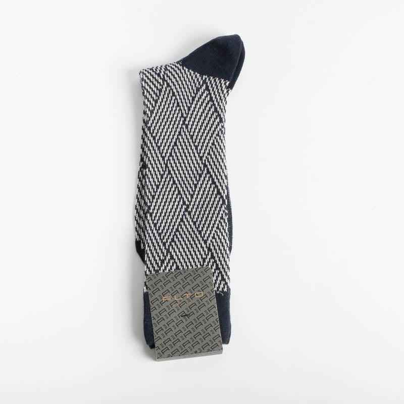 ALTO MILANO - 1879 UC - Men's socks - Various colors Men's Accessories ALTO MILANO - Men's Collection URAGANO BLUE 117 40-45