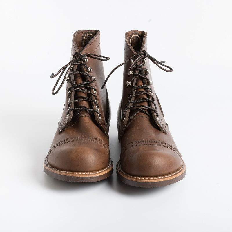 RED WING - Polacco Iron Ranger 08111 - Amber Scarpe Uomo Red Wing Shoes