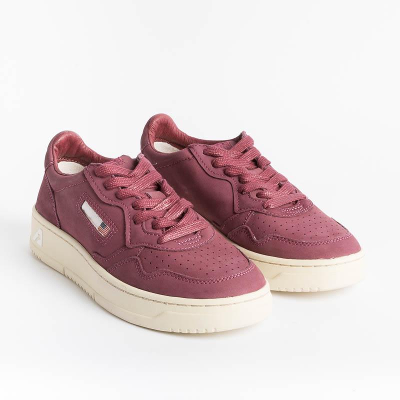 AUTRY AULW NN04 - LOW WOM NABUCK - Bordeaux Women's Shoes AUTRY - Women's collection