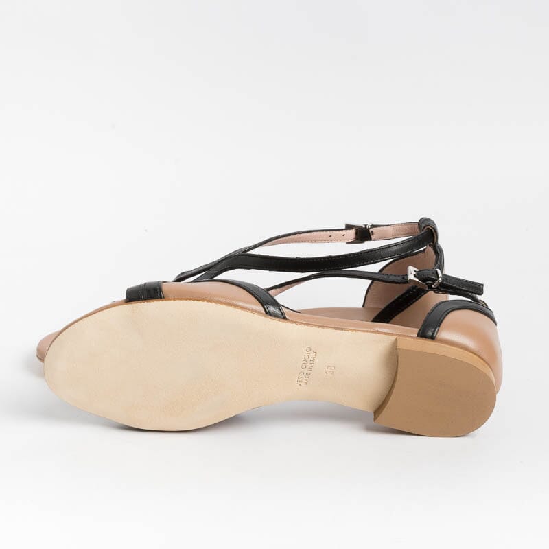 ANNA F. - Sandali bassi 3671 - Camelia Nero Scarpe Donna Anna F.