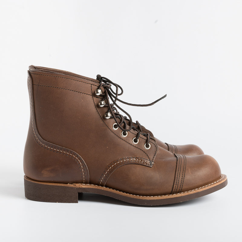 RED WING - Polacco Iron Ranger 08111 - Amber Scarpe Uomo Red Wing Shoes