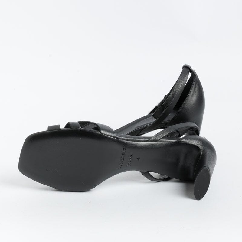 DEL CARLO - Sandalo - 11515 - Moor - Ragona Nero Scarpe Donna DEL CARLO