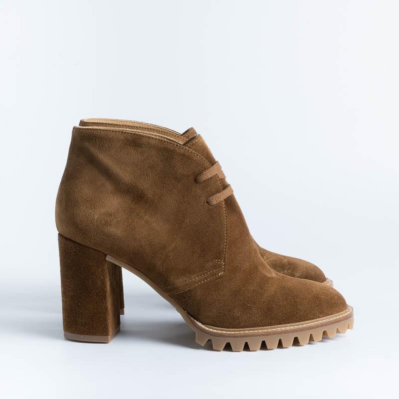 ANNA F - Shoe - 1359 - Burnt Velor Women's Shoes Anna F.