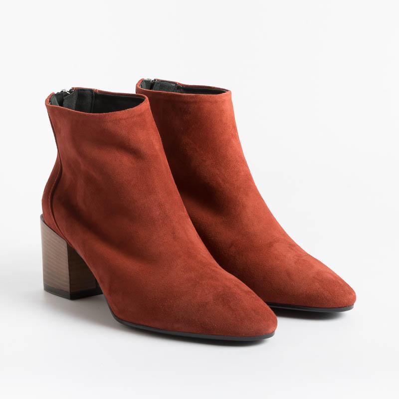 Cappelletto 1948 - Stivaletto Lara3 - Camoscio Mattone Scarpe Donna CAPPELLETTO 1948