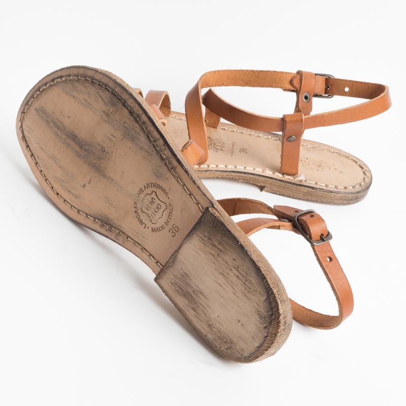 SACHET - Continuativo - Sandalo Basso - Freetime - 531 - Cuoio Anticato Scarpe Donna SACHET