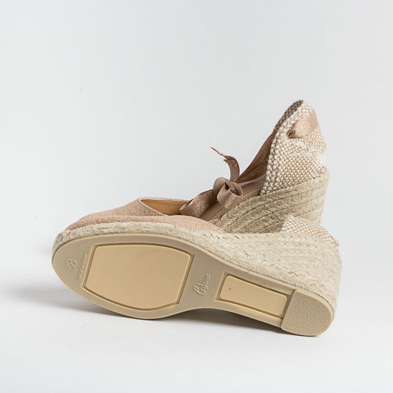 CASTAÑER - Espadrillas - Carina8 - Rosa Oro Scarpe Donna CASTAÑER