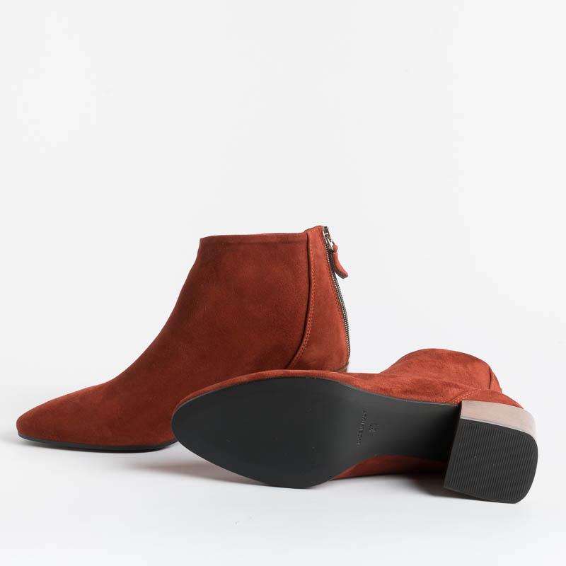 Cappelletto 1948 - Stivaletto Lara3 - Camoscio Mattone Scarpe Donna CAPPELLETTO 1948