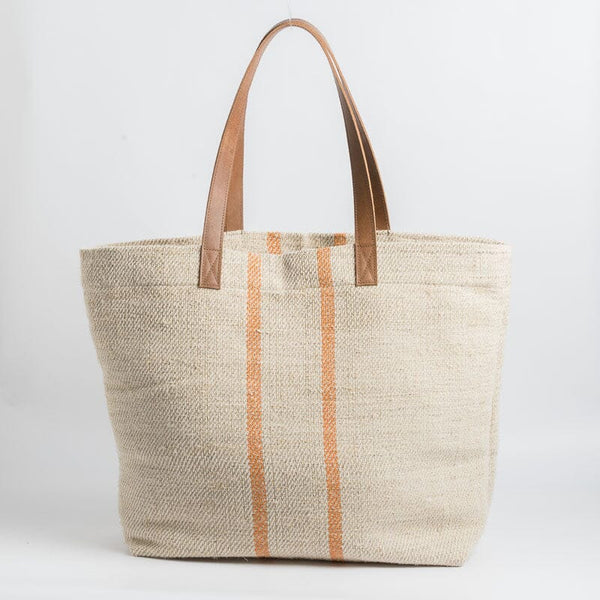 SACHET - Borsa a spalla - 485 - Tessuto Beige Arancione Borse SACHET