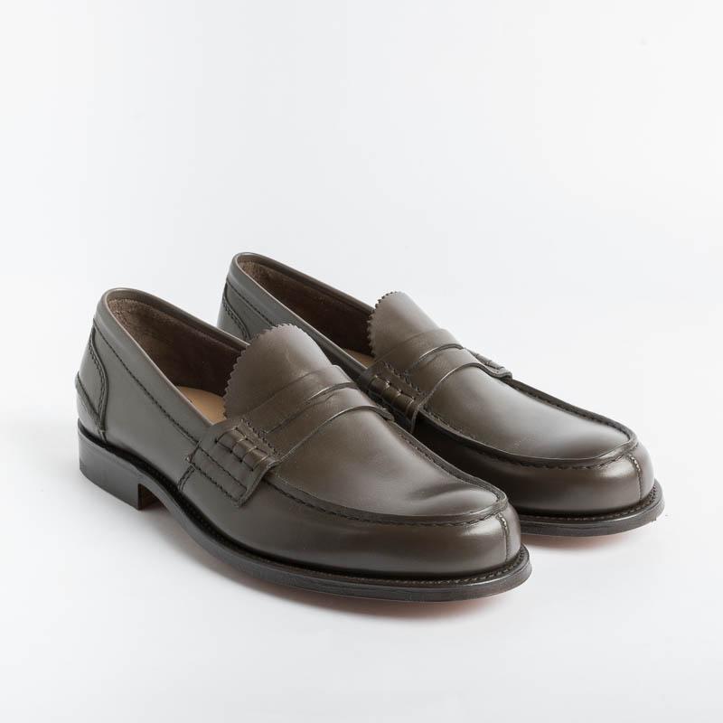 Mocassins Church's Homme Pembrey Met - Cuir Bordeaux Clouté, Taille 41.5 EU, Fait Main En Angleterre