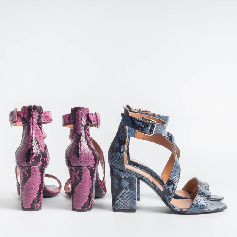 VIA ROMA 15 - Sandalo - 3283 - Pitone - Jeans Scarpe Donna Via Roma 15