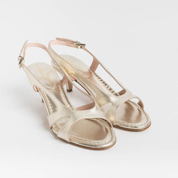 ANNA F. - Sandalo - 3664 - Laminato Platino Scarpe Donna Anna F.