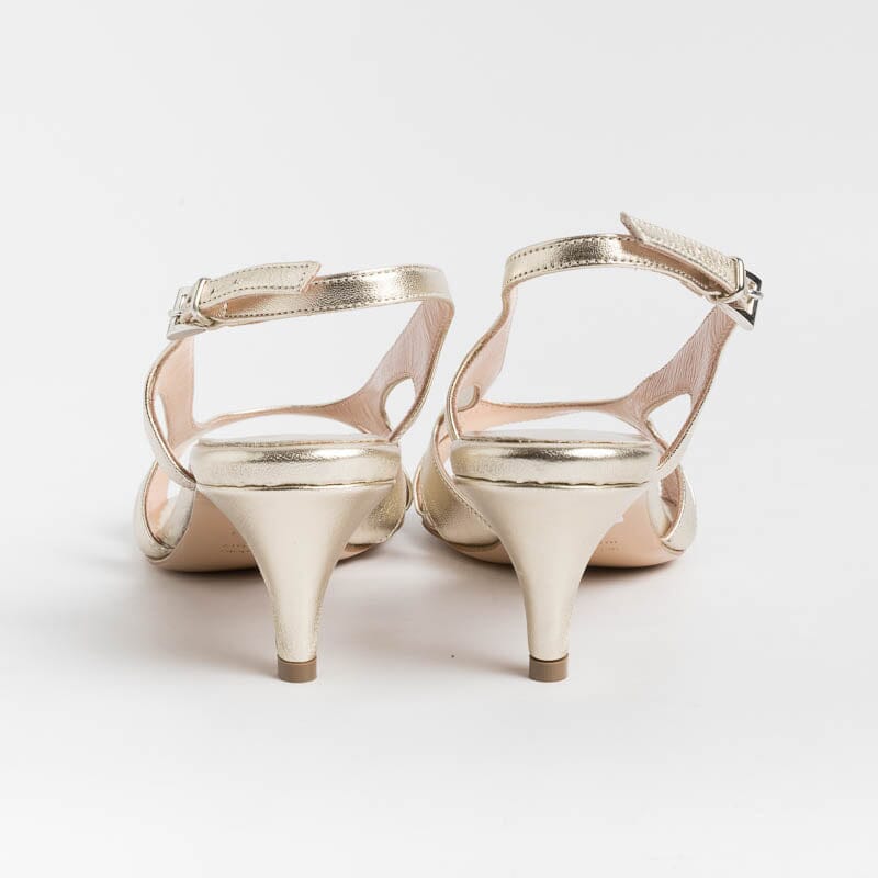 ANNA F. - Sandalo - 3664 - Laminato Platino Scarpe Donna Anna F.