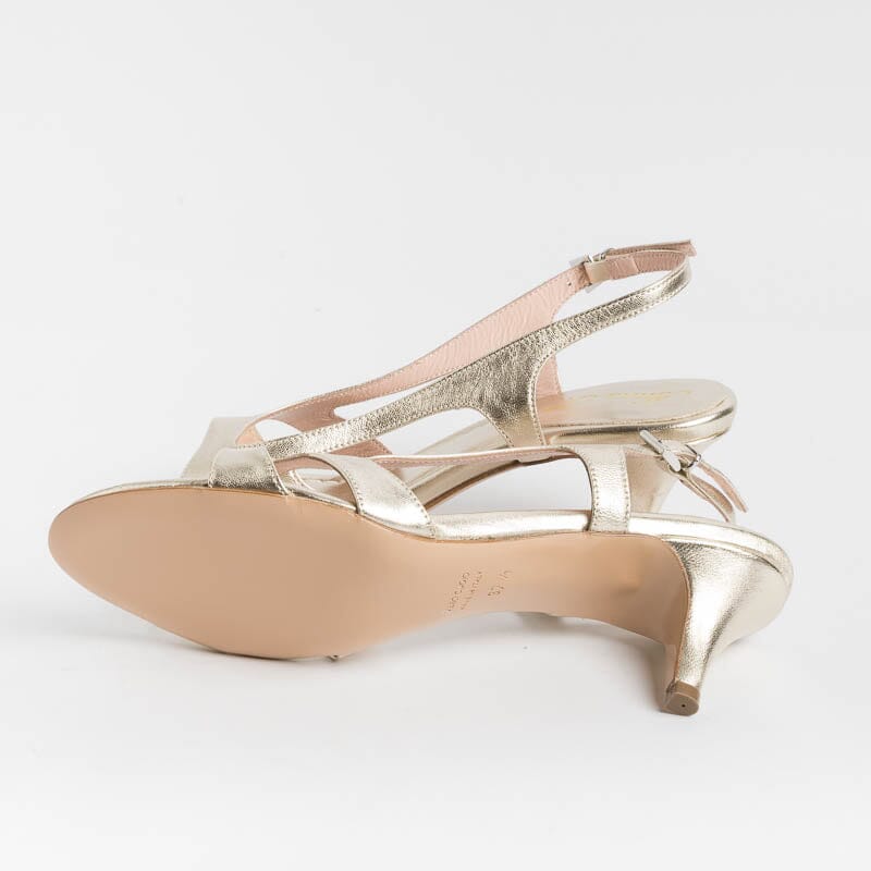 ANNA F. - Sandalo - 3664 - Laminato Platino Scarpe Donna Anna F.
