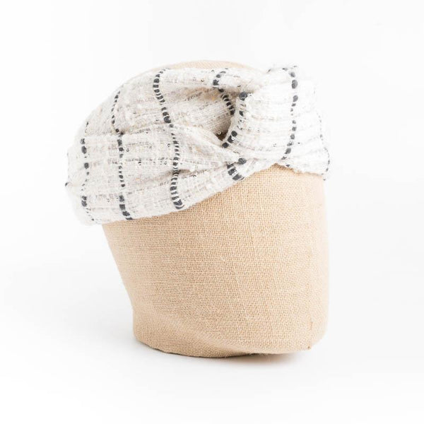 FLAPPER - Gia Headband - White black Women's Accessories FLAPPER - Genevieve Xhaet