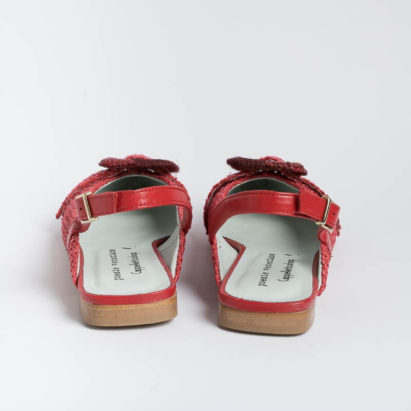 POESIE VENEZIANE - Sling Back - Apataki - DF32 - Rosso Scarpe Donna POESIE VENEZIANE - Collezione Donna