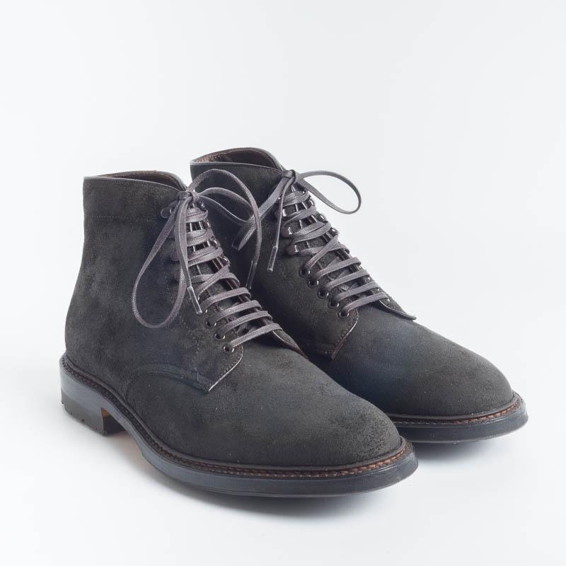 ALDEN - M9804HC- Polish Dark brown greased suede - Call to buy Alden Men's Shoes