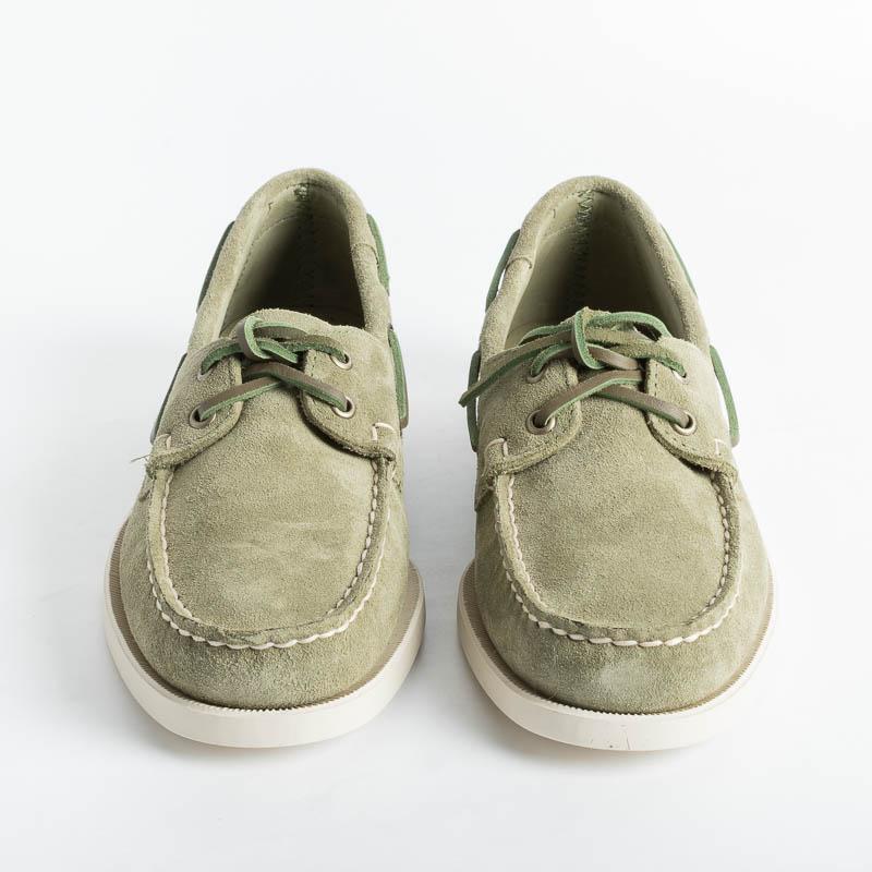 SEBAGO - Docksides Portland Waxed - 7111PTW - Green Military Sebago Men's Shoes