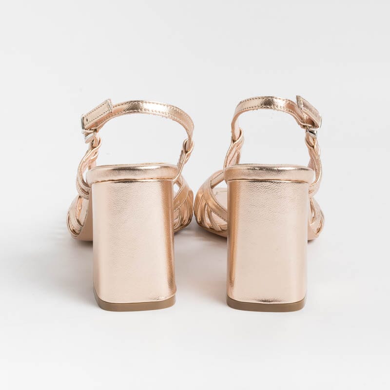 ANNA F. - Sandalo - 3623 - Laminato Cipria Scarpe Donna Anna F.